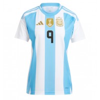 Argentina Julian Alvarez #9 Replica Home Shirt Ladies Copa America 2024 Short Sleeve